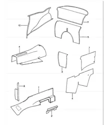 interior equipment adhesive carpets 964 1989-94