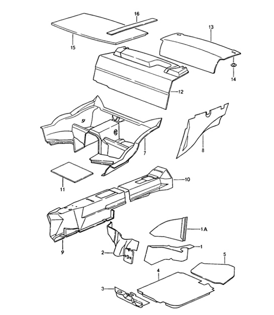 body sound proofing 1 for 964 1989-94