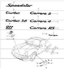 insignias piedra guardia película 964 1989-94