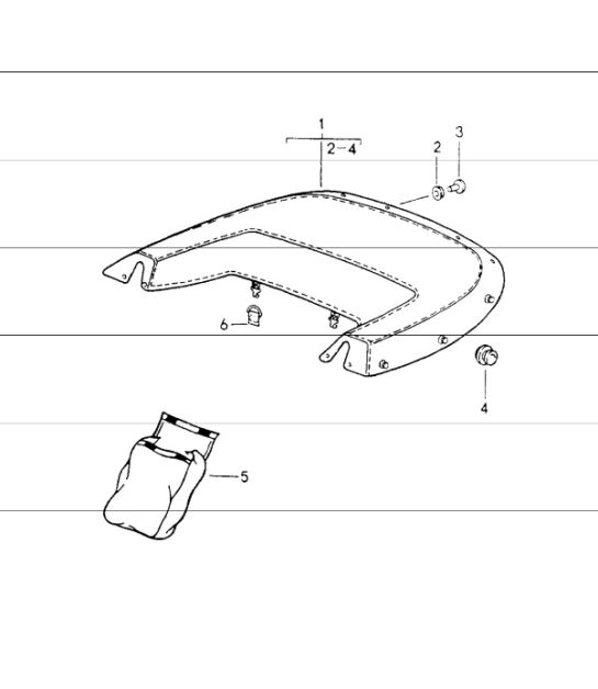 convertible top cover 964 CABRIO 1989-94