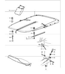 tonneau cover 964 CABRIO 1989-94