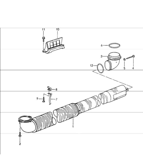 ventilation heating system 2 for 964 1989-94