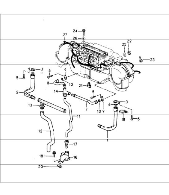 Diagram 813-10 Porsche 996 (911) (1997-2005) Body
