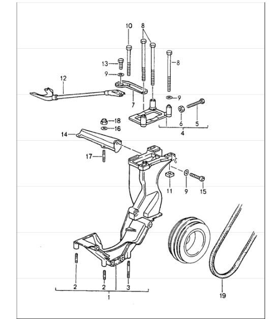 Diagram 813-20 Porsche 911/912 (1965-1989) Karosserie
