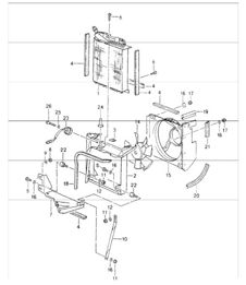 condensor aanjager voorzijde 964 1989-94