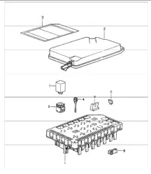 central electrical system 964 1989-94