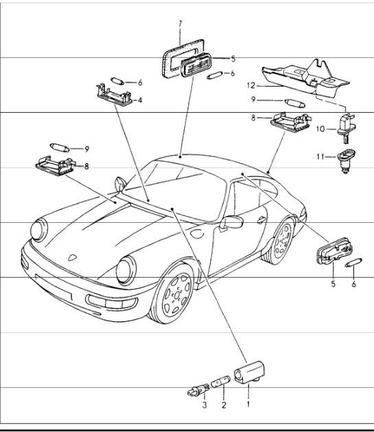 Diagram 903-04 Porsche Cayman 987C/981C (2005-2016) Electrical equipment