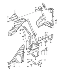 Mécanisme d'entraînement / Arbre à cames (Modèle : M44.43/44) 968 1992-95