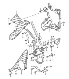 Mécanisme d'entraînement / Arbre à cames (Modèle : M44.43/44) 968 1992-95