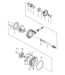 Tiptronic / Différentiel / Boîtier (Modèle : A44.00) 968 1992-95