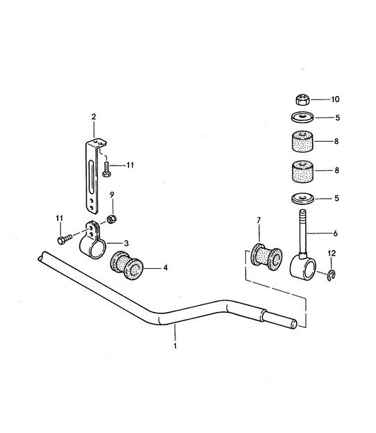 Stabilisateur 968 1992-1995