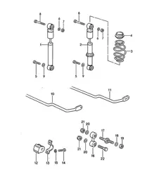Schwingungsdämpfer / Stabilisator 968 1992-95