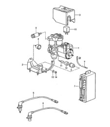 Hydraulic unit / Anti-lock brake system 968 1992-95