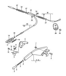 Handbremshebel 968 1992-95