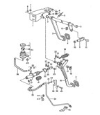 Hand Lever System, Pedal Cluster  968 (1992-1995)