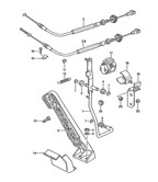 Hand Lever System, Pedal Cluster  968 (1992-1995)