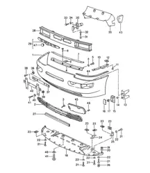 Frontschürze / Stoßstange 968 1992-95