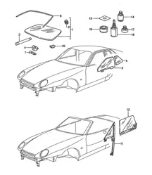 Window glazing 968 1992-95