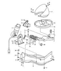 Pop-up koplamp 968 1992-1995