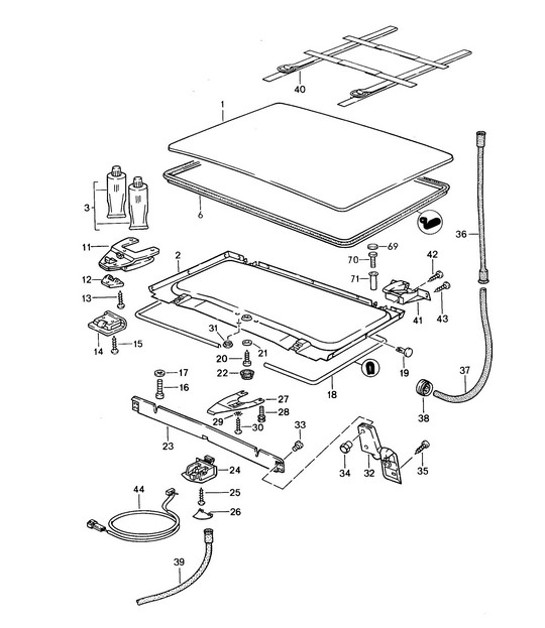 Diagram 811-000 Porsche 卡宴 Turbo / Turbo S 4.8L 2007>>  车身