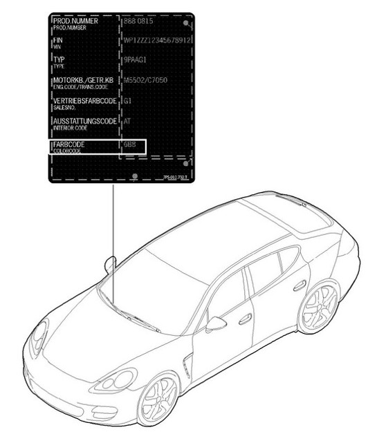 Diagram 004-000 Porsche Macan (95B) MK1 (2014-2018) Accessories & others 