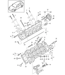 气缸盖/真空泵（型号：4820、4840、4870、CXPA、CXRA、CXR、CWBA、CWB、CWCA、CWC）Panamera 970 (G1) 4.8L 2010