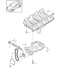 挡油板/油泵 (型号：4820,4840,4870,CXPA,CXRA,CXR,CWBA,CWB,CWCA,CWC) Panamera 970 (G1) 4.38L 2010-16