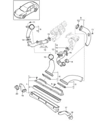 空气滤清器系统 (型号：CWDA、CWD、CWFA、CWF) Panamera 970 (G1) 3.0L 2014>>