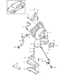 Abgasturbolader (Modell: CRCC,CRCB, CWJA) Panamera 970 (G1) 3.0L DIESEL 2012-16