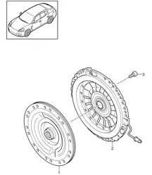 Coupling Hybrid (Model: CGEA,CGE, CGFA) Panamera 970 (G1) 3.0L HYBRID  2012-16