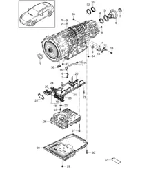 - PDK - Boîte de vitesses / Pièces détachées (Modèle : C7000,C7005, C7030,C7035, C7050,C7001, C7031,C7051) Panamera 970 (G1) 2010-16