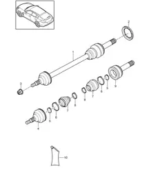 Albero motore (PR:219) Panamera 970 (G1) 2014>>
