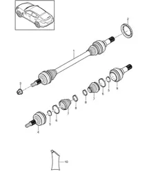 Albero motore (PR:220,221) Panamera 970 (G1) >>2013