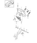 Hand Lever System, Pedal Cluster  Panamera 970 MK1 (2009-2013)