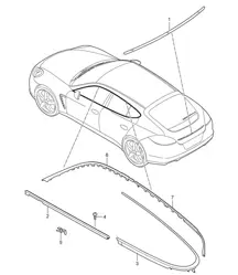装饰配件 Panamera 970 (G1) 2010-16