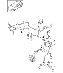 制冷剂回路 Panamera 970 (G1) 2010-16