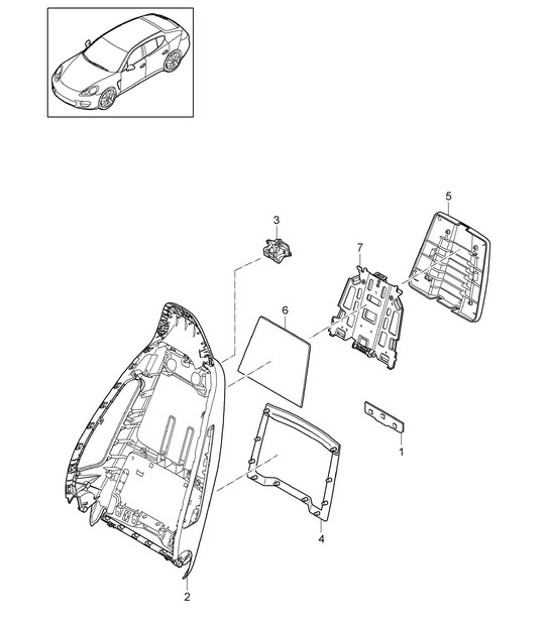 Diagram 817-005 Porsche 914 (1970-1976) Body