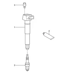 Sistema di accensione Panamera 970 (G1) 2010-16