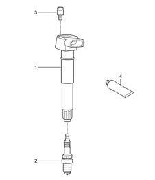 Zündanlage Panamera 970 (G1) 2010-16