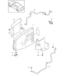 Hybrid / Power and control electronics-for electric drive Panamera 970 (G1) 3.0L  HYRBID  >>2013