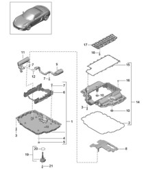 Oil sump 981 Boxster / Boxster S 2012-16