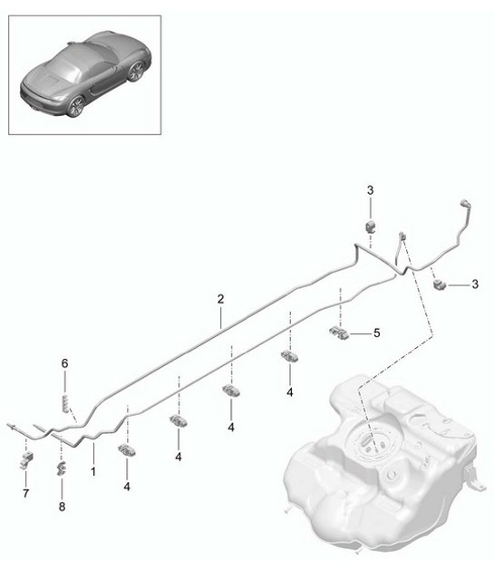 Diagram 201-005 Porsche 9J1.1 Taycan GTS 2020-24 