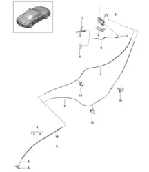 Auspuffanlage Sport / Control (PR:XLF) 981 Boxster / Boxster S 2012-16