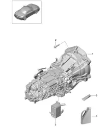 Boîte de vitesses manuelle / Transmission de remplacement (Modèle : G8100,G8120) 981 Boxster / Boxster S 2012-16