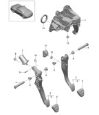 Hand Lever System, Pedal Cluster  Boxster 986/987/981 (1997-2016)