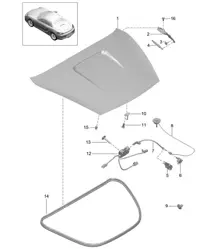 Cover - REAR - 981 Boxster / Boxster S 2012-16