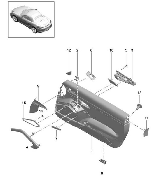 Diagram 808-005 Porsche 971.2 Panamera Turbo S Sport Turismo 4.0L V8 2021-23 