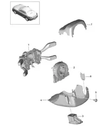 Interruttore sul piantone dello sterzo 981 Boxster / Boxster S 2012-16
