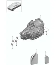 - PDK - Gearbox / Replacement transmission (Model: CG205,CG225) 981C Cayman / Cayman S 2014-16