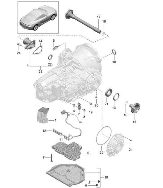 Diagram 320-005 Porsche 卡宴 3.6L 2007>> 传播